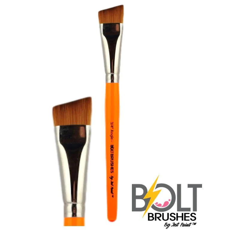 BOLT | Face Painting Brushes by Jest Paint  -  3/4 inch Angle - Image 3