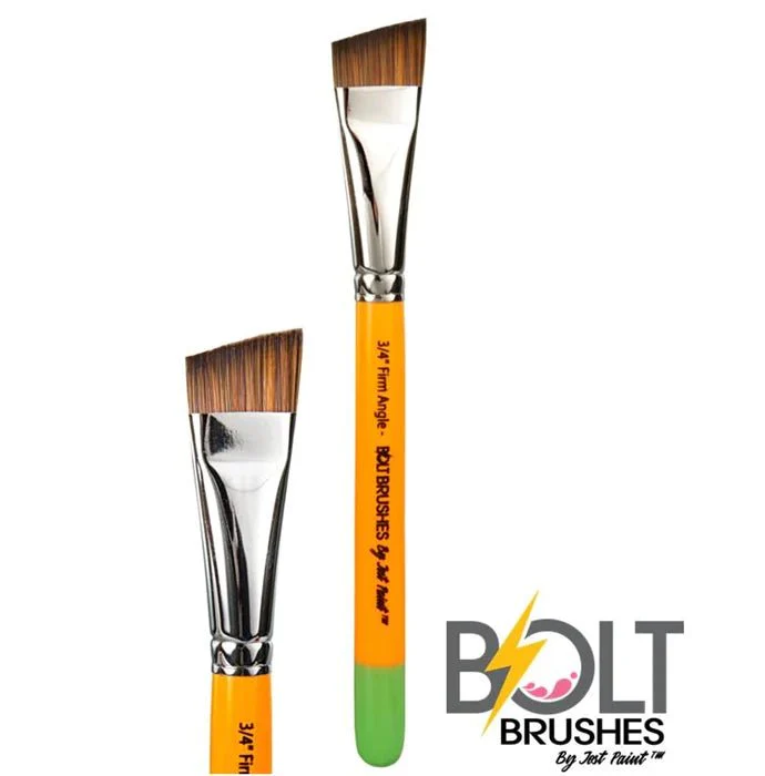 BOLT | Face Painting Brushes by Jest Paint - FIRM 3/4 inch Angle - Image 3