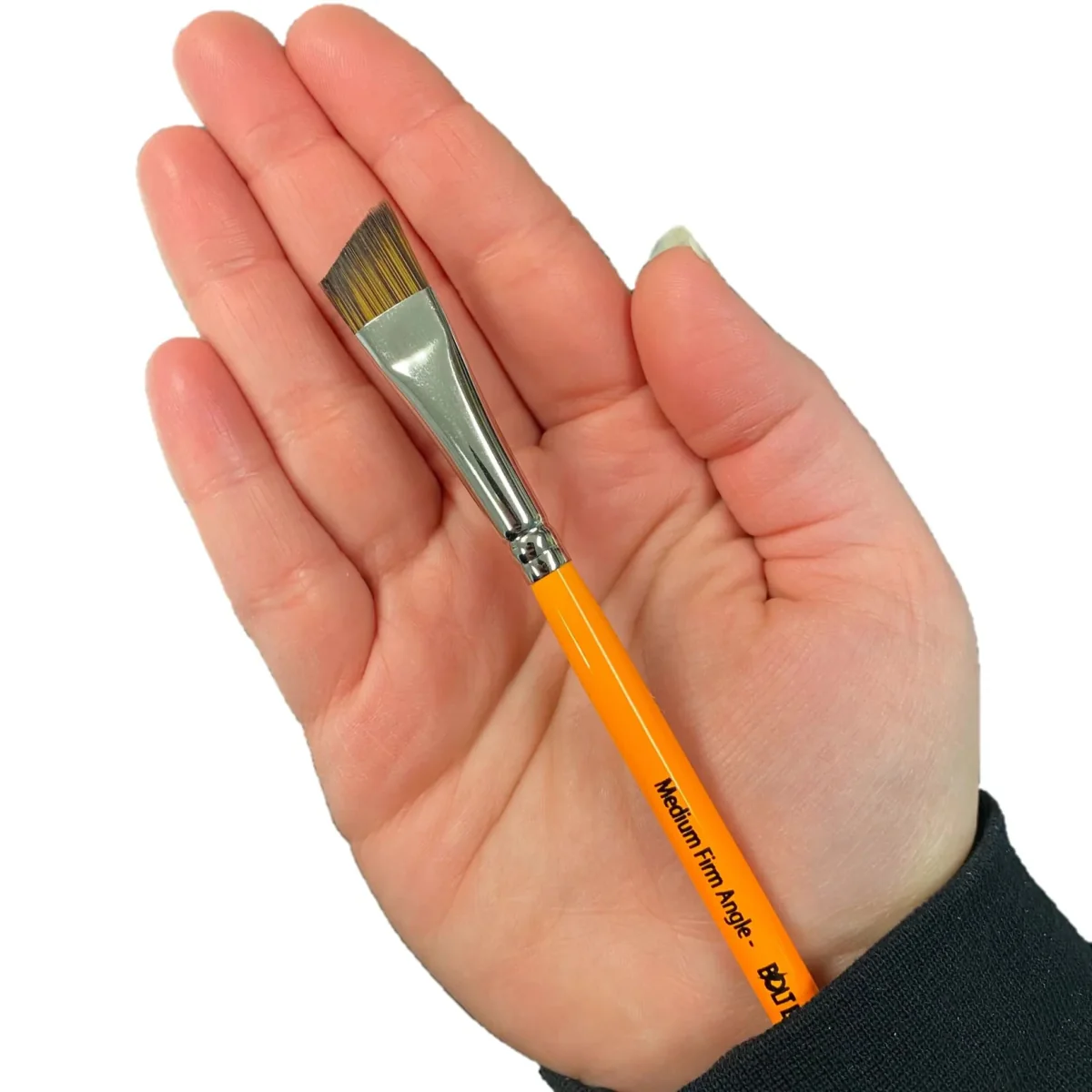 BOLT | Face Painting Brushes by Jest Paint - Medium FIRM Angle 5/8 inch - Image 3