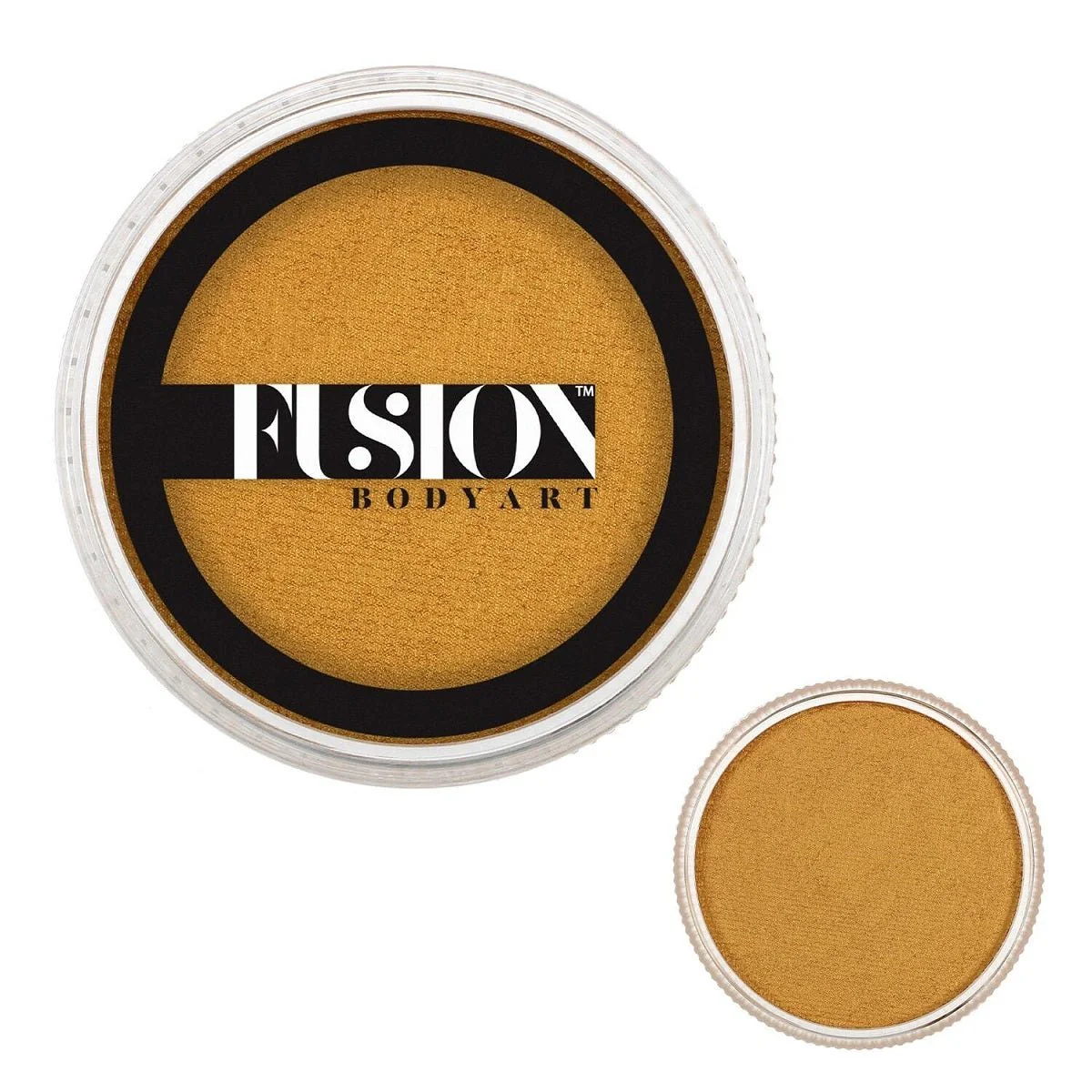Fusion Body Art Face Paints – Pearl Metallic Gold | 32g - Image 3