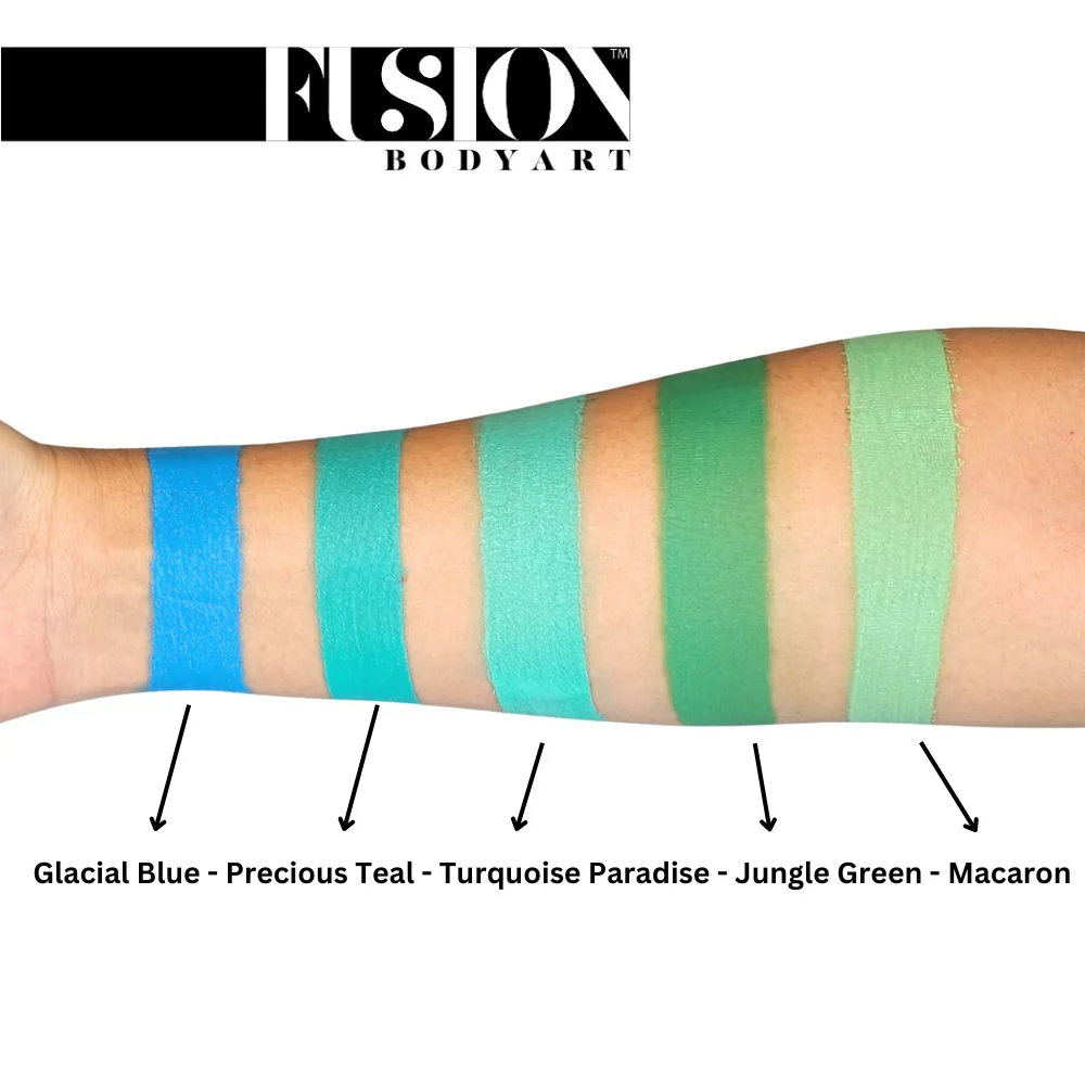 Fusion Body Art Face Paints – Prime Macron Green | 32g - Image 3