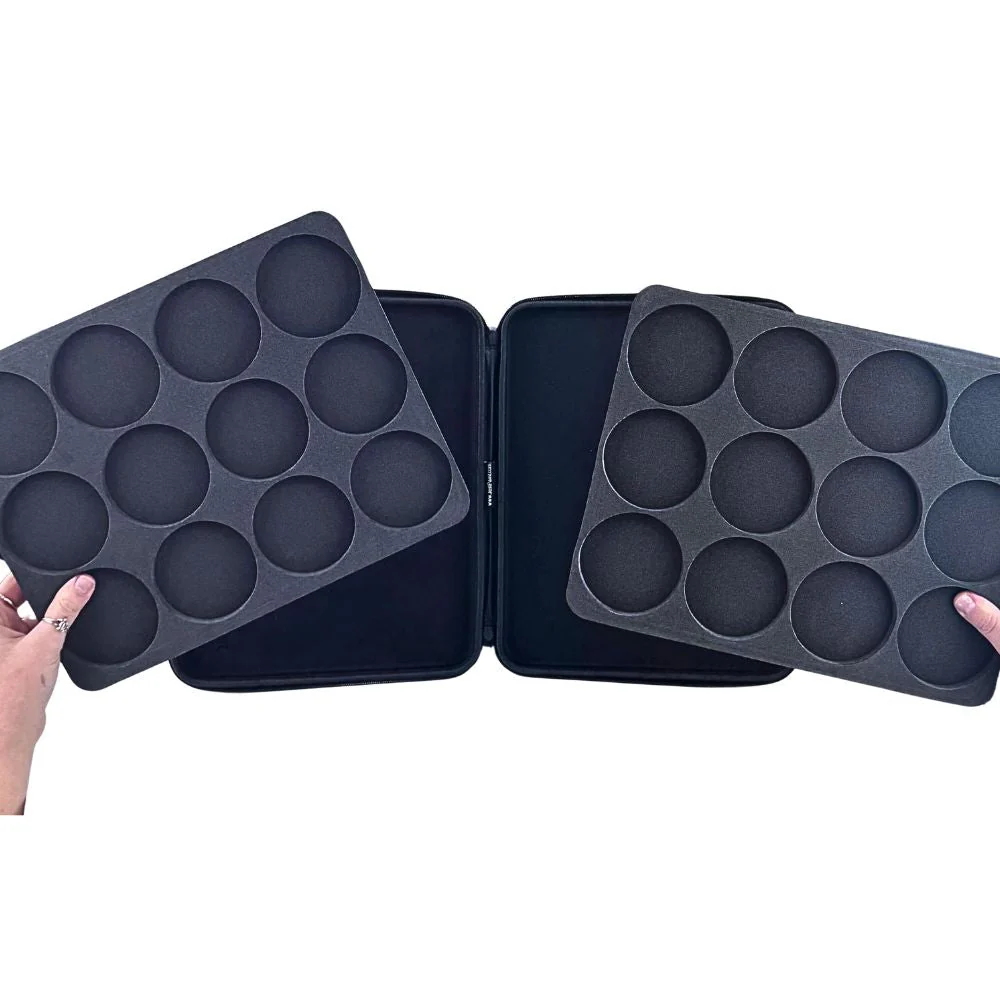 Jest Paint - Ultimate Professional Face Painting Case with Two Removable Foam Inserts - Image 4